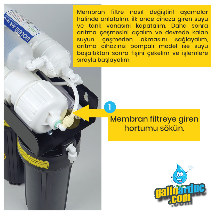 Membran Hortumu Nasıl Sökülür